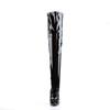Devious - DAGGER3000 Kniehohe Stiefeletten - Pole dance schuhe - Schwarz Product image